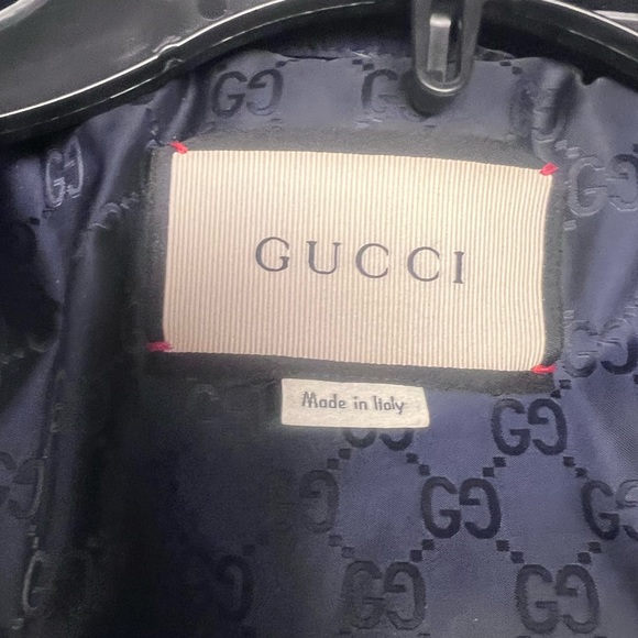 RARE Couture Runway Gucci Embellished Quilted Puffer Bomber Jacket Coat -Sz 40 - Picture 10 of 14